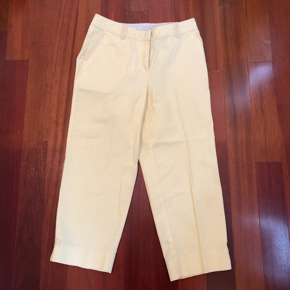 J.Jill light yellow Cropped pants